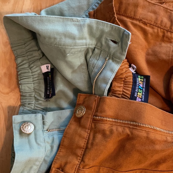 Big Bud Press Work Shorts size M in Mustard - Picture 2 of 3